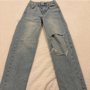 BDG Light Blue Ripped Boyfriend Jeans